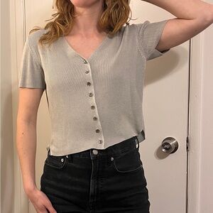Vintage Ann Taylor Ribbed Top